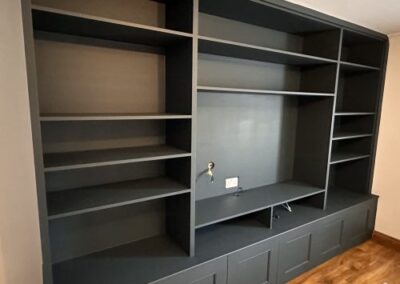 Professionally painted cabinet